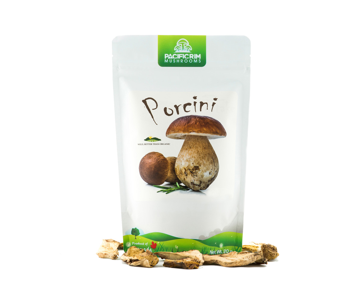 Small package of dried Porcini mushrooms